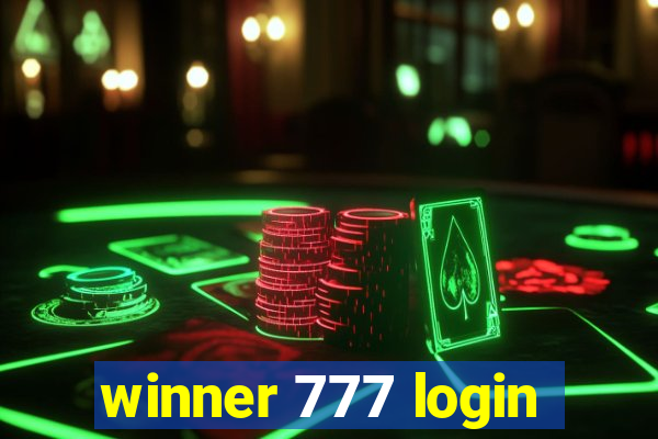 winner 777 login