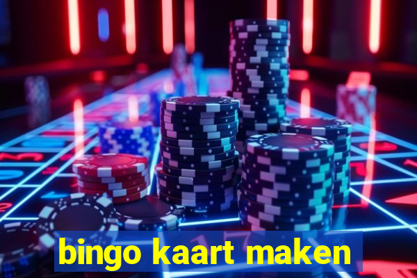 bingo kaart maken