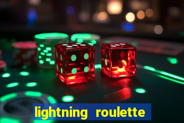 lightning roulette como jogar