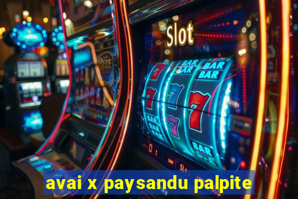 avai x paysandu palpite