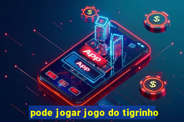 pode jogar jogo do tigrinho