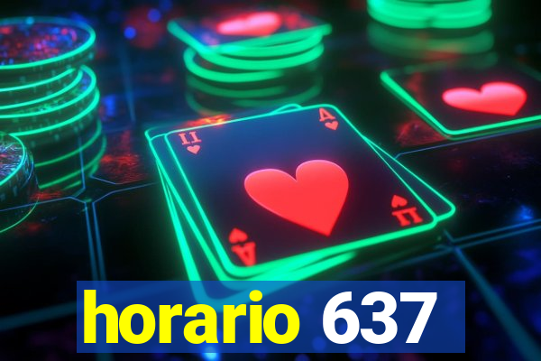 horario 637