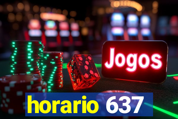 horario 637