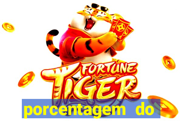 porcentagem do fortune tiger