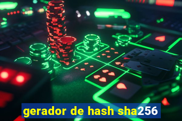 gerador de hash sha256