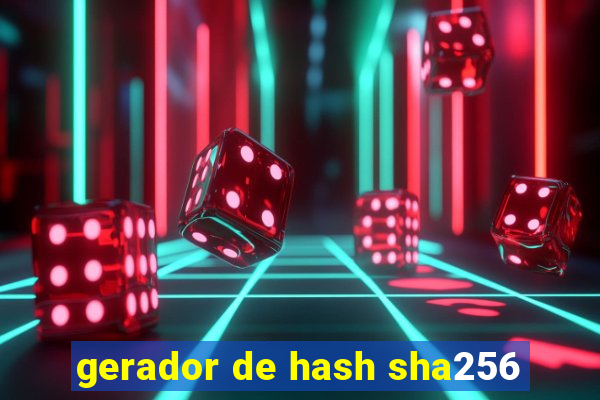 gerador de hash sha256