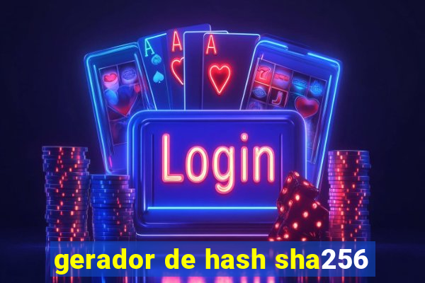 gerador de hash sha256