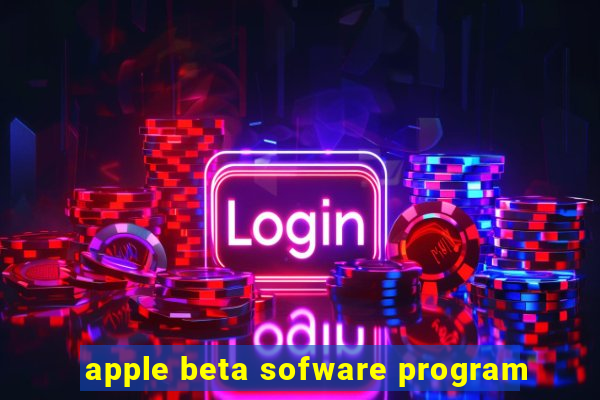 apple beta sofware program