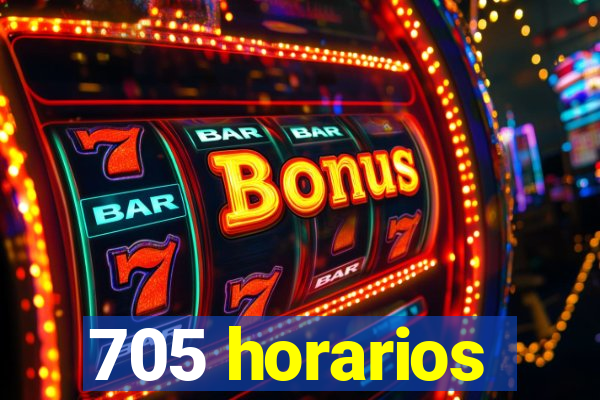 705 horarios