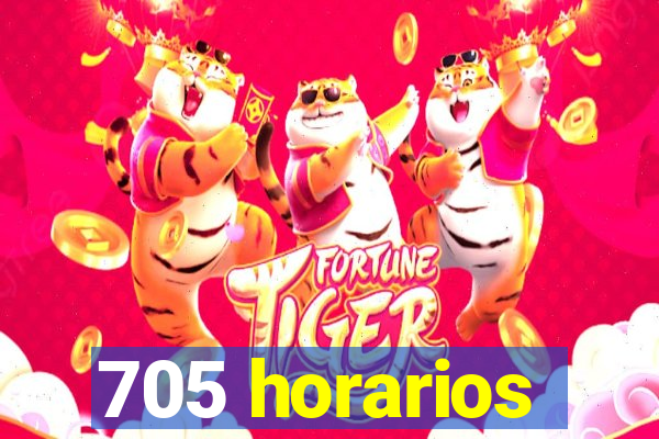 705 horarios