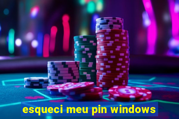 esqueci meu pin windows