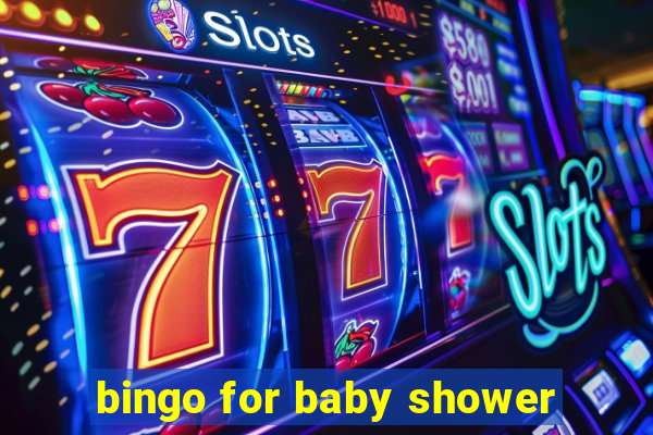 bingo for baby shower