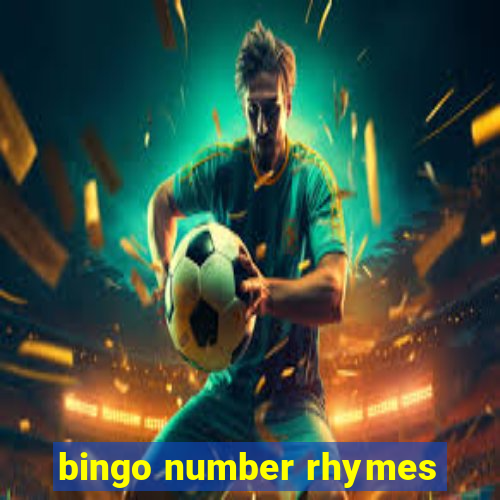 bingo number rhymes