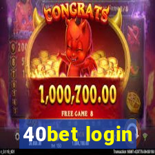 40bet login