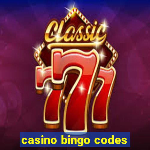 casino bingo codes