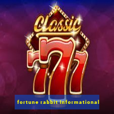 fortune rabbit Informational