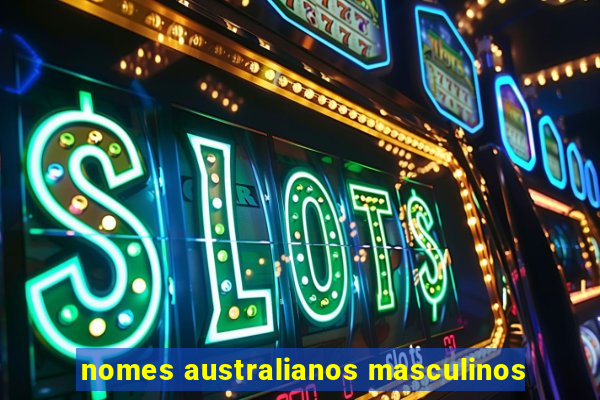 nomes australianos masculinos