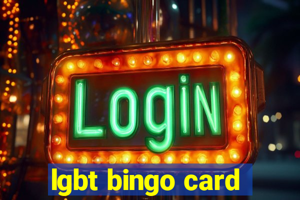 lgbt bingo card