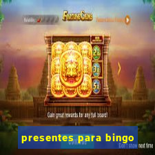 presentes para bingo