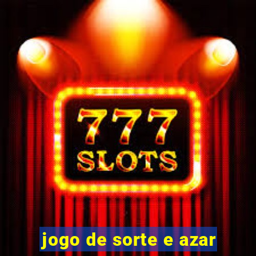 jogo de sorte e azar