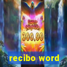 recibo word