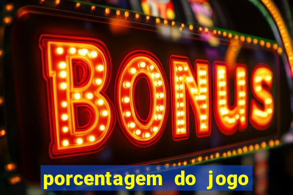 porcentagem do jogo fortune tiger