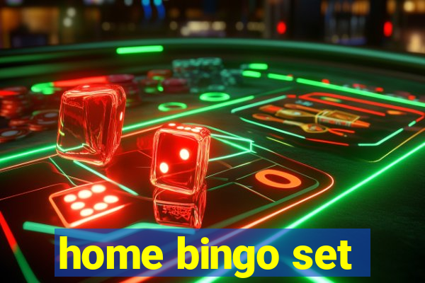 home bingo set