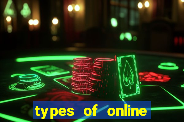 types of online casino games