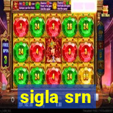 sigla srn