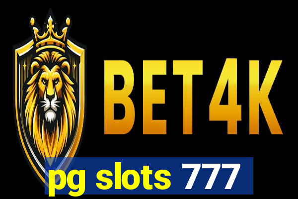 pg slots 777