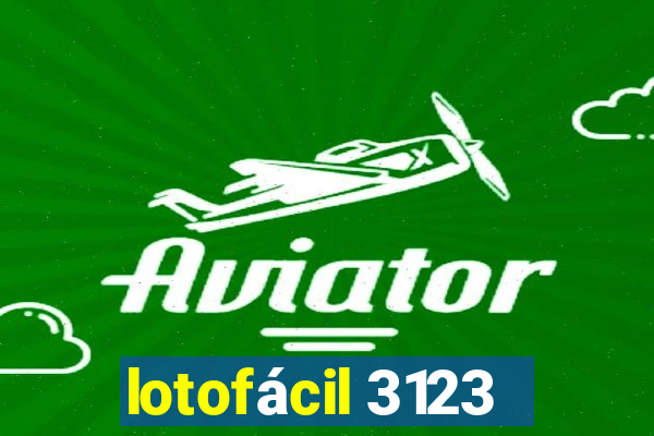 lotofácil 3123