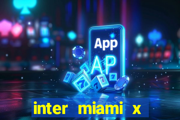 inter miami x cincinnati palpite