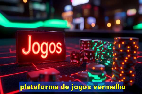 plataforma de jogos vermelho