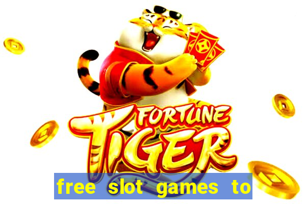 free slot games to play offline