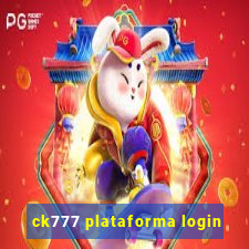 ck777 plataforma login