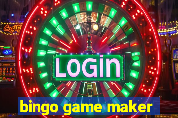 bingo game maker