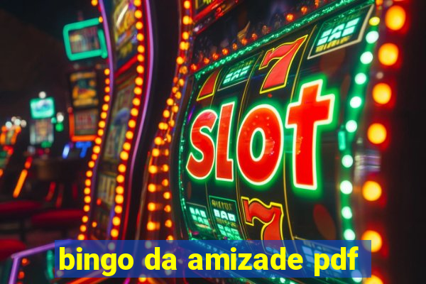 bingo da amizade pdf