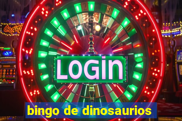 bingo de dinosaurios