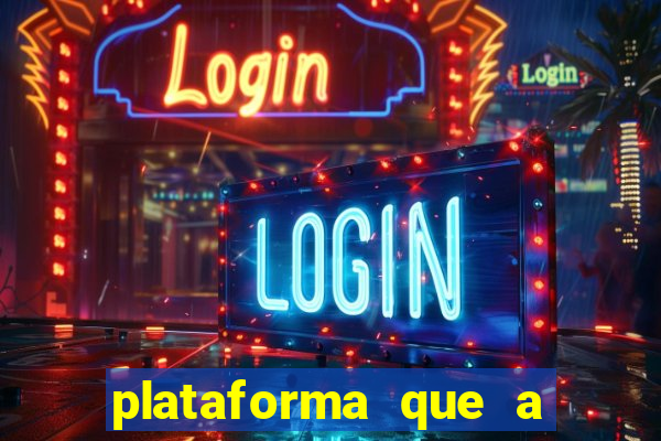 plataforma que a virgínia joga