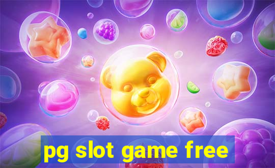 pg slot game free