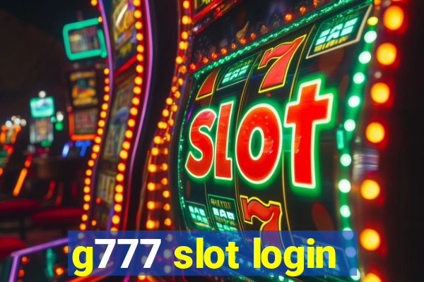 g777 slot login