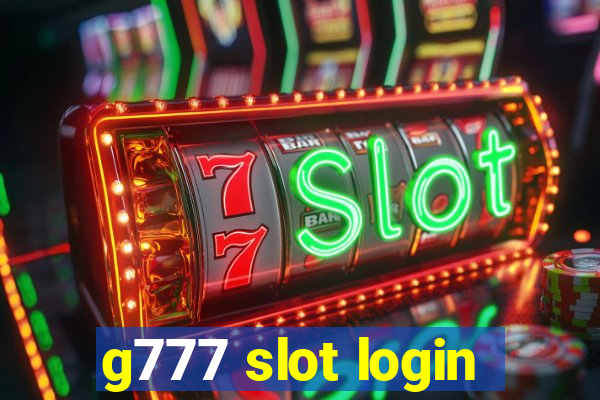 g777 slot login