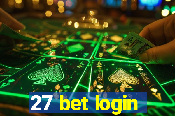 27 bet login