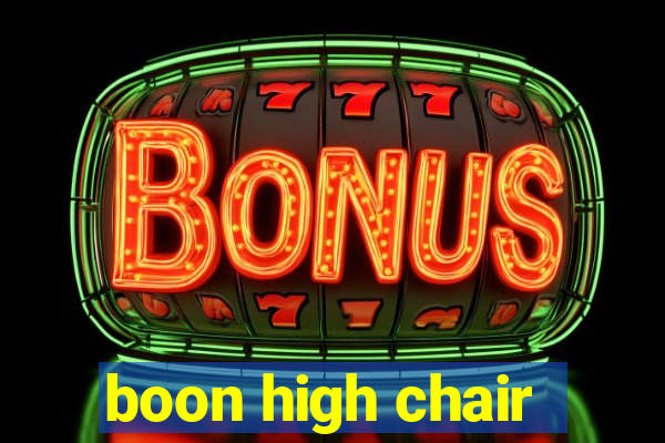 boon high chair