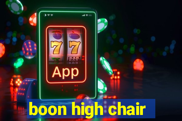 boon high chair