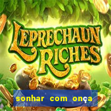 sonhar com onça jogo do bicho