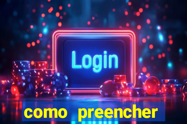 como preencher recibo de pagamento