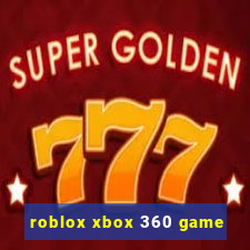 roblox xbox 360 game