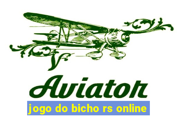 jogo do bicho rs online