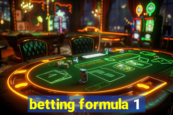 betting formula 1